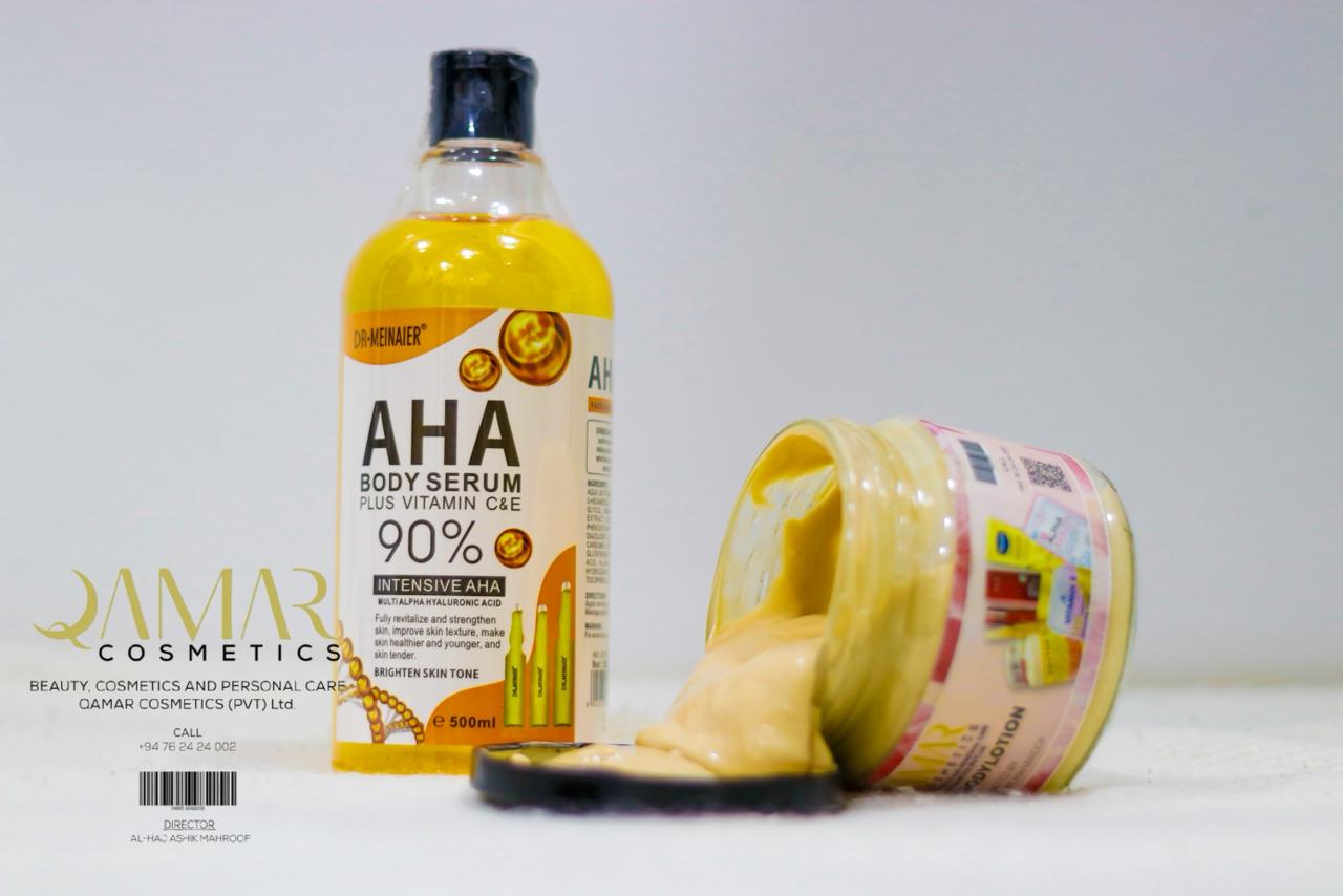 AHA Body Serum Plus Vitamin C&E 90%, 100ml (Custamizabe)
